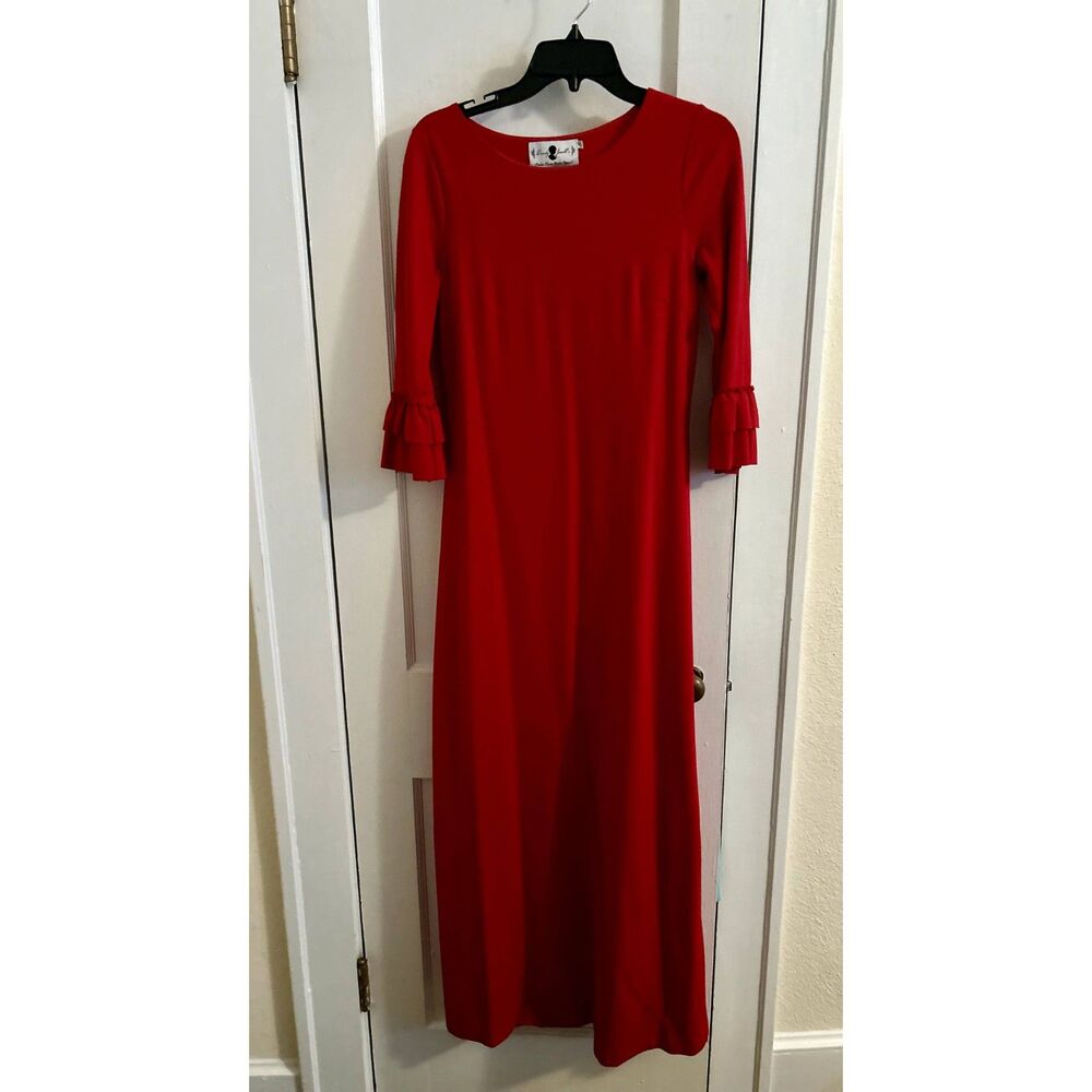 Dainty Jewells Dress / Modest Dress/ Red Women's Dress